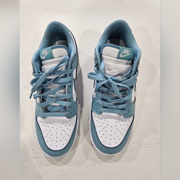 Nike Dunk Low Retro. Denim Turquoise. Mens Size 10. DV0833-106 Sneakers - Picture 5 of 6